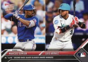 ［即決］Topps Now セカンド Marcus Semien / Luis Arraez Silver Slugger Awards 2023 SS-3 シルバー・スラッガー賞