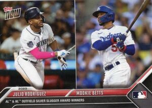 ［即決］Topps Now 外野手 Julio Rodrguez / Mookie Betts Silver Slugger Awards 2023 SS-7 シルバー・スラッガー賞