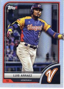 ［即決］Topps Luis Arraez WBC World Baseball Classic Foil Base ベネズエラ 2023年 72