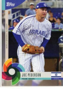 ［即決］Topps Joc Pederson WBC World Baseball Classic Global Stars イスラエル 2023年 24