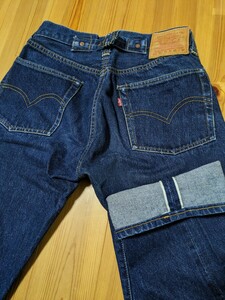 激レア!希少90'sヴィンテージ!USA製リーバイスLEVI'Sコーンミルズ製201XXデニムジーンズ501XX復刻革パッチ尾錠ビッグE赤耳アメリカ製米国製