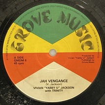 YABBY YOU (VIVIAN JACKSON) / JAH VENGANCE (12インチシングル)_画像4