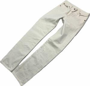 90s ☆ LEVIS ☆ 501 USA製 ホワイト ジーンズ デニムパンツ W27 綺麗め アメカジ アメトラ プレッピー 大人カジュアル リーバイス■Ja7428