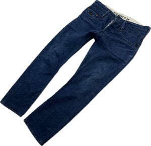 DENHAM * Silhouette eminent * Denim pants cropped pants height blue jeans W31 spring summer American Casual adult casual old clothes made in Japan ten ham #Ja7455