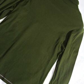b4 良品 アルベロベロ タートルネック 半端袖カットソー/トップス/Tシャツ 緑の画像4