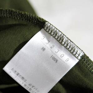 b4 良品 アルベロベロ タートルネック 半端袖カットソー/トップス/Tシャツ 緑の画像6