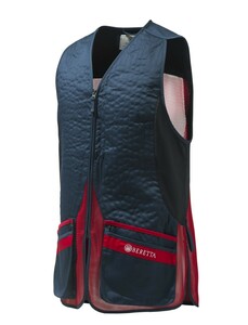 ベレッタ シルバーピジョン EVO ベスト（ネイビー x レッド）Mサイズ（日本サイズのL-XLに相当）/Beretta Silver Pigeon Evo Vest