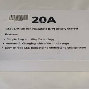 【未使用品】 Renogy リン酸鉄リチウムイオンバッテリー充電器 20A 12Ｖ (PSE認証取得済)の画像1