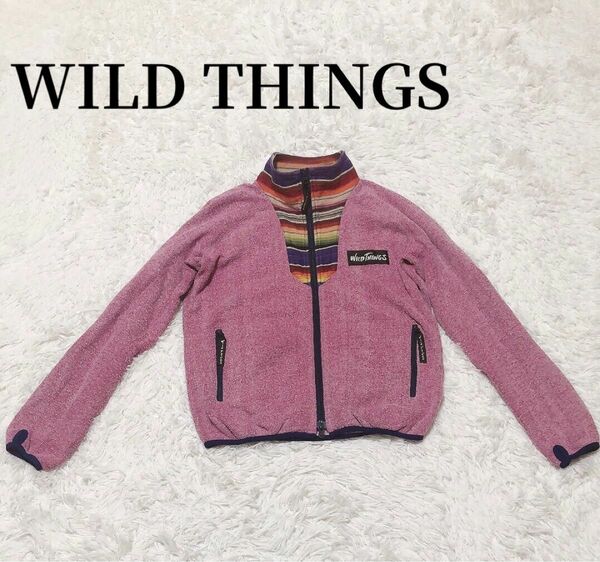 Wild things ワイルドシングス ジャケット ジップアップ　コットン　キャンプ　登山服