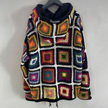 シュプリーム Crochet Hooded Zip Up Sweater・クロケット ジップアップ フーディートップス 20AW/M/Multicolor/マルチカラー/Supreme_画像2