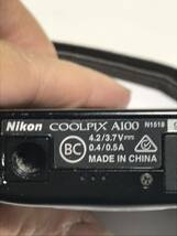 Nikon ニコン COOLPIX A100コンパクトデジタルカメラ 5x WIDE OPTICAL ZOOM_画像9