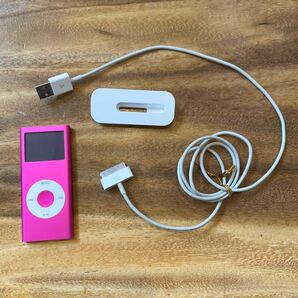 iPod nano 第2世代 4GB ピンクApple アップル アイポッド【充電をしながらでないと操作出来ません】の画像1