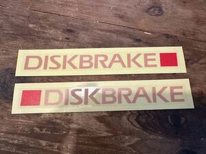 DISKBRAKEデカール ジョグ 3CP チャンプRSなどレストアにご活用下さい 縦型 2スト ジョグスポーツ ジョグ80 ザ昭和デラックスオリジナル