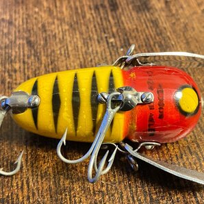 40s Heddon CRAZY CRAWLER 美品!! オールド!! ウッド!! ファット!!1940年代!! /オールドへドン クレイジークローラー YRH オールドタックルの画像4