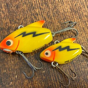 60s Heddon SONIC /ULTRA SONIC 2個セット!! 1960年代 へドン ソニック ウルトラソニック 書き目 トラウト 渓流 フィネス オールドルアーの画像1