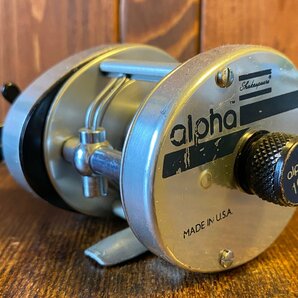 Shakespeare alpha 1981 model.CK オールド!! 希少モデル!!! ナロースプール!!! /シェイクスピア アルファ プレジデント オールドタックルの画像1