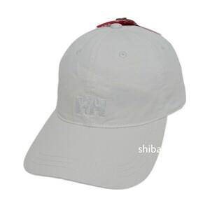 HELLY HANSEN ヘリーハンセン ロゴ キャップ 帽子 白 ホワイト コットン ユニセックス フリーサイズ