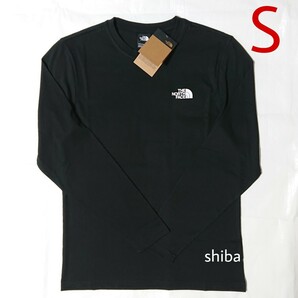 THE NORTH FACE ノースフェイス シンプル ドーム 長袖 ロンT ロング tシャツ ブラック 黒 ホワイト 白 海外Sの画像1