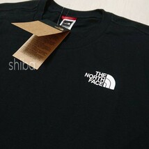 THE NORTH FACE ノースフェイス　tシャツ 半袖 バーティカル 黒 ブラック 白 ホワイト 海外XLサイズ_画像4