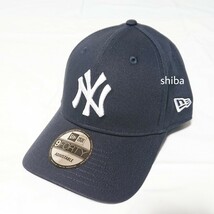 NEW ERA ニューエラ 正規品 9FORTY キャップ 帽子 ダーク ネイビー 紺 白 ヤンキース NY MLB ユニセックス_画像1