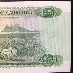 World Banknote Grading MAURITIUS《Bank of Mauritius》25 Rupees〔Consecutive Pair〕【1967】PMG Grading Choice Uncirculated 64 EPQ』の画像8