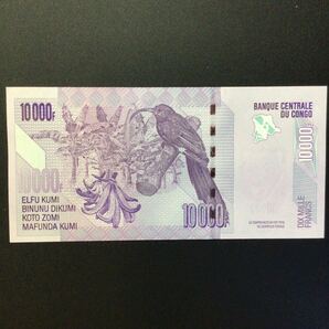 World Paper Money CONGO DEMOCRATIC REPUBLIC 10000 Francs【2006】〔SPECIMEN〕の画像2