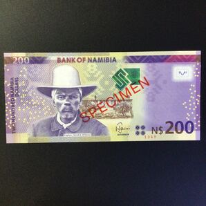 World Paper Money NAMIBIA 200 Namibia Dollars【2012】〔SPECIMEN〕の画像1