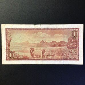 World Paper Money SOUTH AFRICA 1 Rand【1967】の画像2