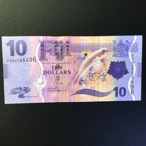 World Paper Money FIJI 10 Dollars【2013】