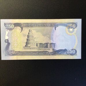 World Paper Money IRAQ 250 Dinars【2003】の画像2