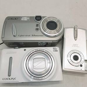 n175【1円～】 デジカメ コンデジ まとめ NIKON ニコン CANON キャノン SONY ソニー 他 カメラ 写真 動作未確認 現状品の画像2