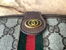 【OLD GUCCI】オールドグッチ　二つ折り財布　gucci accessory collection　アクセコ　小銭入れ有_画像9