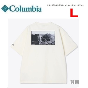 Columbia コロンビア ミラーズクレストグラフィックＴシャツ シーソルト L　PM0795　メンズ　Tシャツ　アウトドア　キャンプ