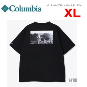 Columbia コロンビア ミラーズクレストグラフィックＴシャツ ブラック XL　PM0795　メンズ　Tシャツ　アウトドア　キャンプ
