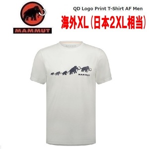 MAMMUT マムート QDロゴプリントTシャツ ホワイト3 海外XL(日本2XL相当) 1017-02012　メンズ　アウトドア