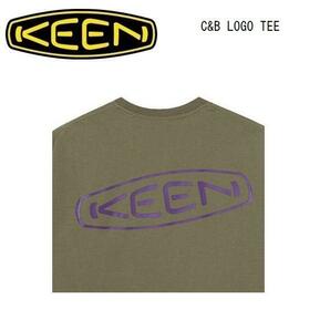 KEEN キーン C&BロゴＴシャツ ダスティオリーブ M 1028433 メンズ Tシャツ アウトドア キャンプの画像4