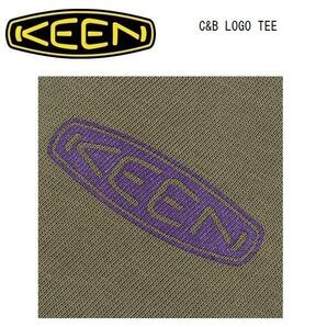 KEEN キーン C&BロゴＴシャツ ダスティオリーブ M 1028433 メンズ Tシャツ アウトドア キャンプの画像3
