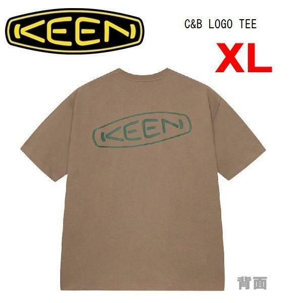 KEEN キーン C&BロゴＴシャツ ティンバーウルフ XL　1028432　メンズ　Tシャツ　アウトドア　キャンプ