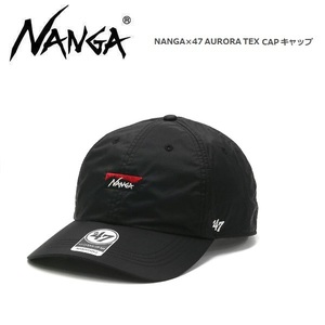 NANGA naan ga×47 Aurora Tec s cap black free size NS2411 hat waterproof outdoor camp 