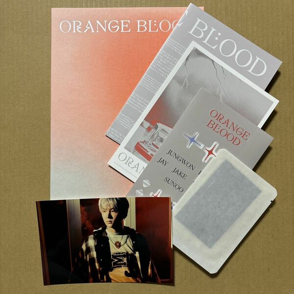 ENHYPEN ORANGE BLOOD KSANA ver. アルバムCD フォトペーパー ジェイ JAY