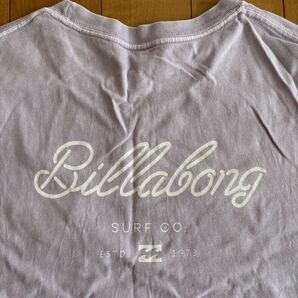 ビラボン BILLABONG 半袖 Tシャツ バックロゴ LARGE パープルの画像3