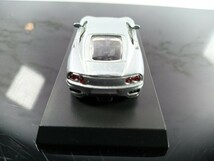 京商 FERRARI 360 Modena Silver S=1/64　フェラーリミニカーコレクション/箱なし/組み立てキット/完成品/カード付属/ブリスターなし_画像6