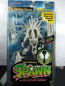 SPAWN Series4 EXO-Skelleton Spawn 未開封品/当時物/マクファーレントイズ/スポーン/アメコミ/アクションフィギュア