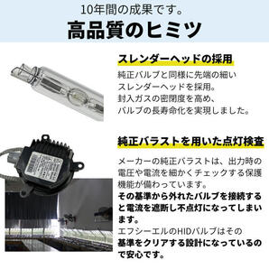 fcl.直営店【国内サポート】 35W D1S HIDバルブ バーナー 純正交換 8000K 輸入車 BMW アウディ ベンツ ボルボ 1年保証の画像5