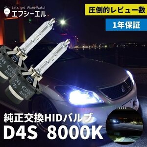 fcl.直営店【国内サポート】D4S HIDバルブ バーナー 純正交換用 8000K 35W 車検【1年保証付き】エフシーエル