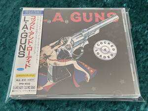 ★L.A.GUNS★旧規格/品番PPD-1032★コックド・アンド・ローディド★日本盤/帯付/CD/エキストラ・トラック収録★L.A.ガンズ/COCKED & LOADED