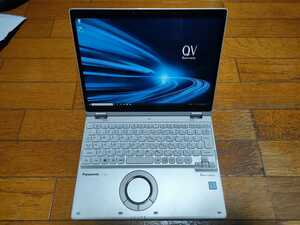 高性能 【累積稼働時間6330】Panasonic Let's Note CF-QV8UFLVS SIMフリー 2in1 Core i7-8665U メモリー16GB 新品SSD1TB