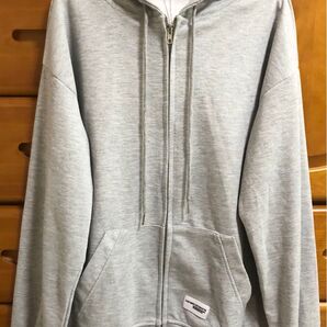 フルジップパーカー グレー