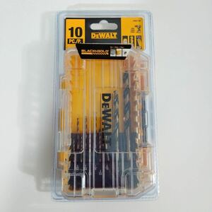  new goods DEWALT Daewoo .ruto10 piece drill bit set tough case small size tool box DIY free shipping 