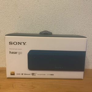 【動作未確認】SONY ソニー ワイヤレスポータブルスピーカー h.eargo SRS-HG1 100V-240V Lビジリアンブルー 